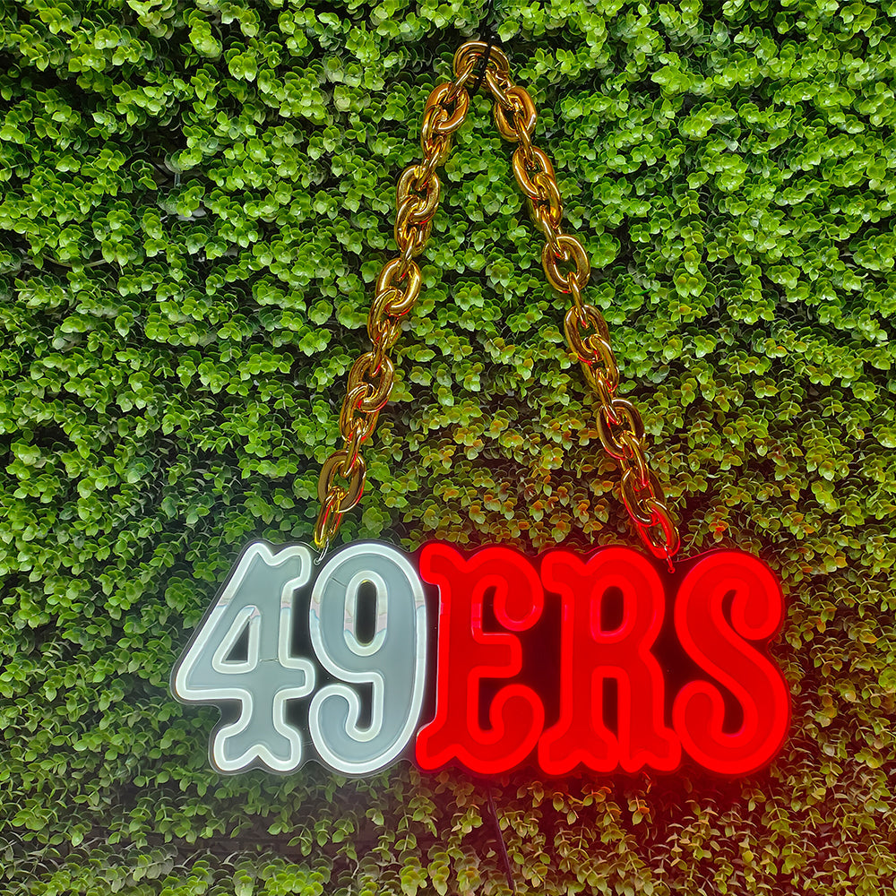 American NFL 49ers big team logo chains signs Chains for fans