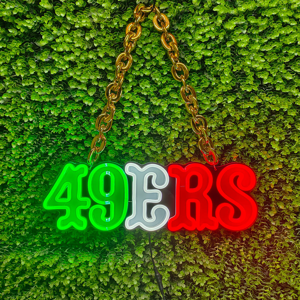 American NFL 49ers big team logo chains signs Chains for fans