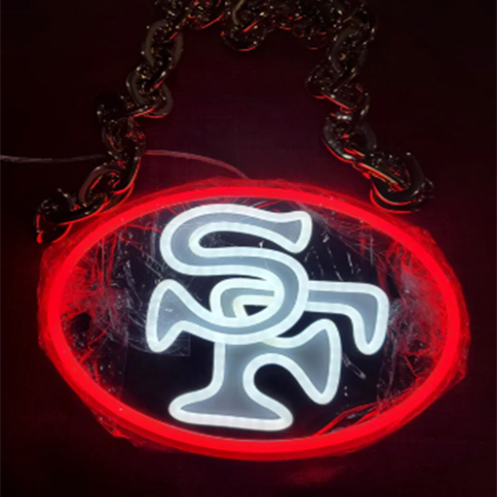 NFL Niners for life big team logo chains signs Chains for fans