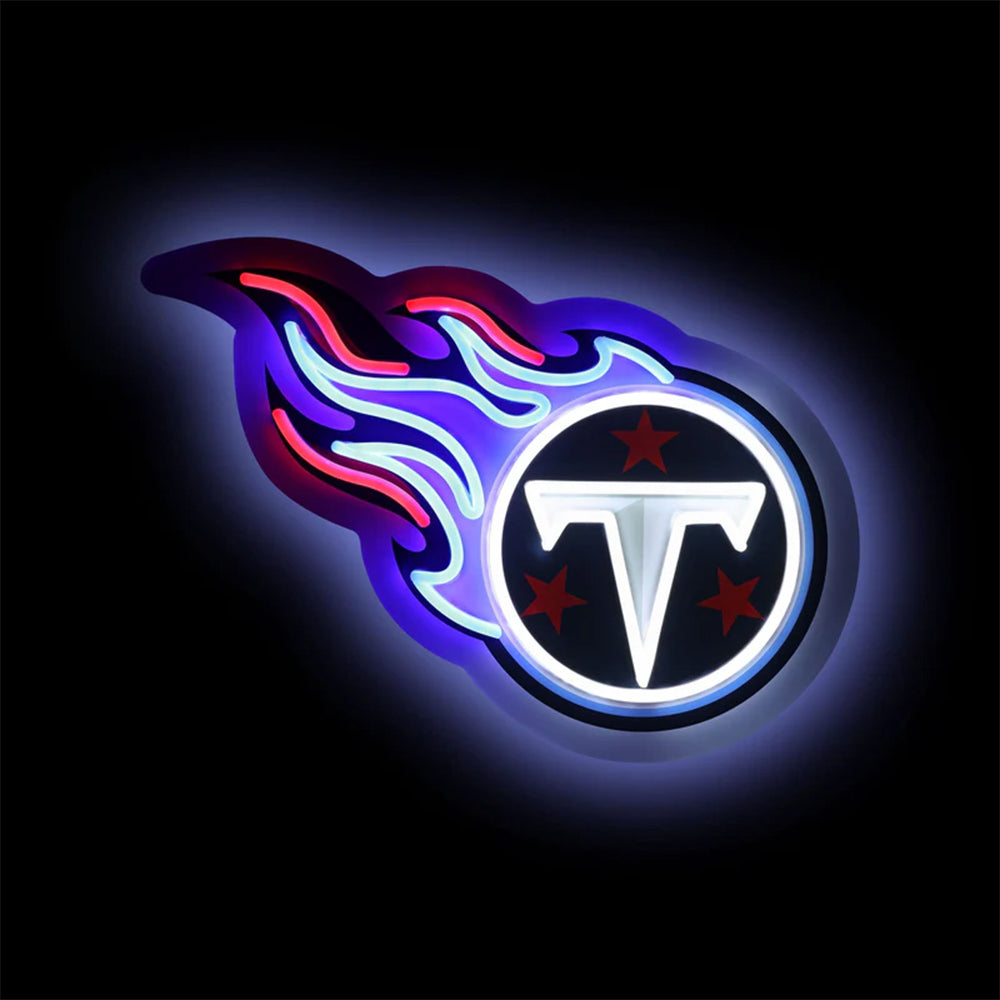 Show off your team work Arizona Cardinals led big logo sign lighting up sign for new season including necklace and shipping Chains for fans