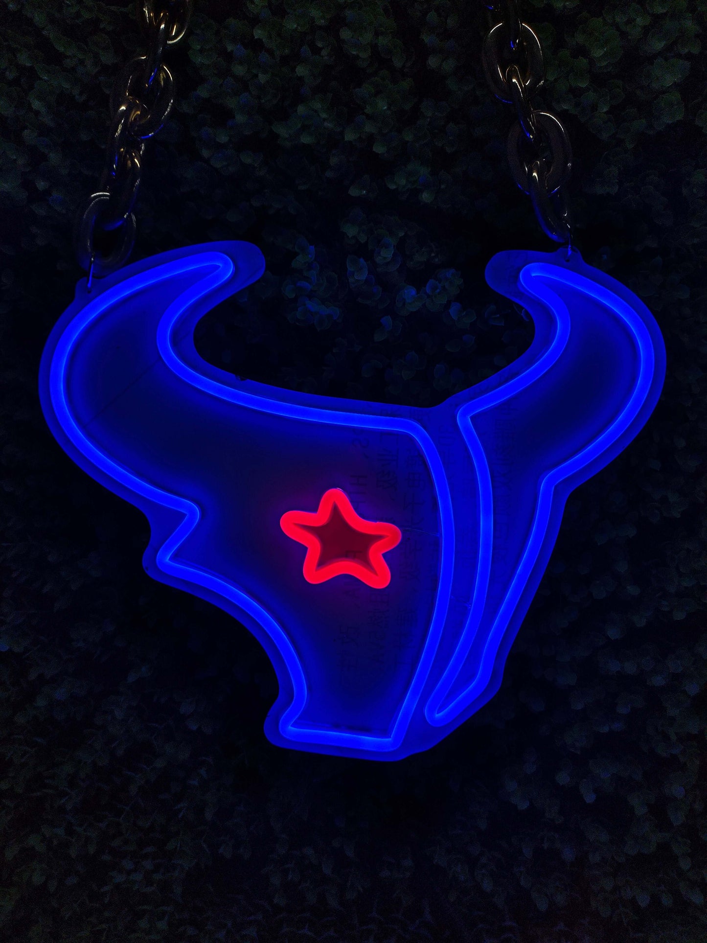 NFL Houston Texans LED sport neon sign chain Chains for fans