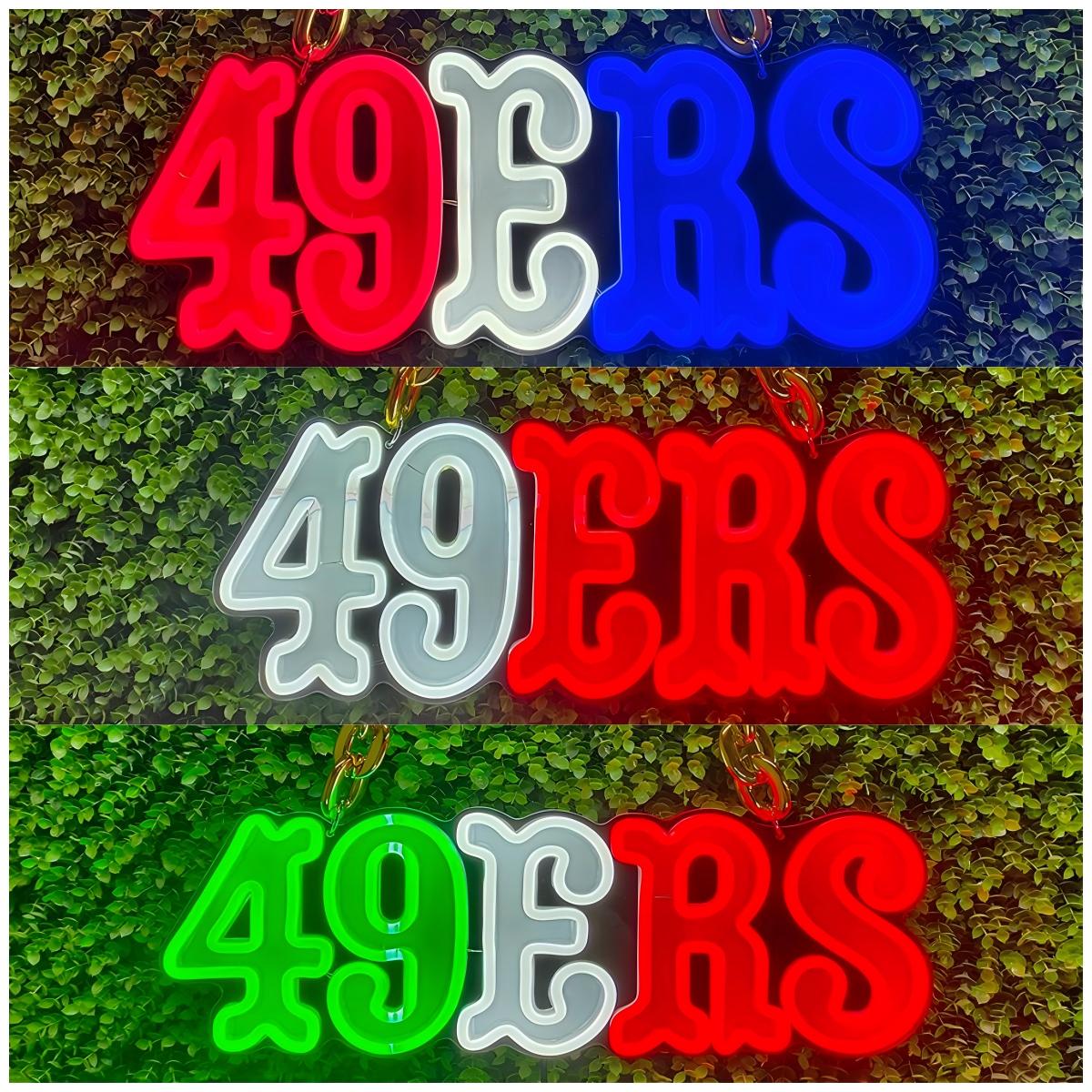 American NFL 49ers big team logo chains signs Chains for fans