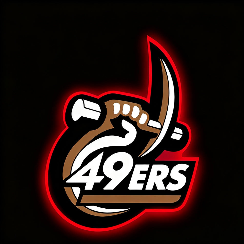 Stylish NFL Big logo 49ers team sign making into chain symbol for fans Chains for fans