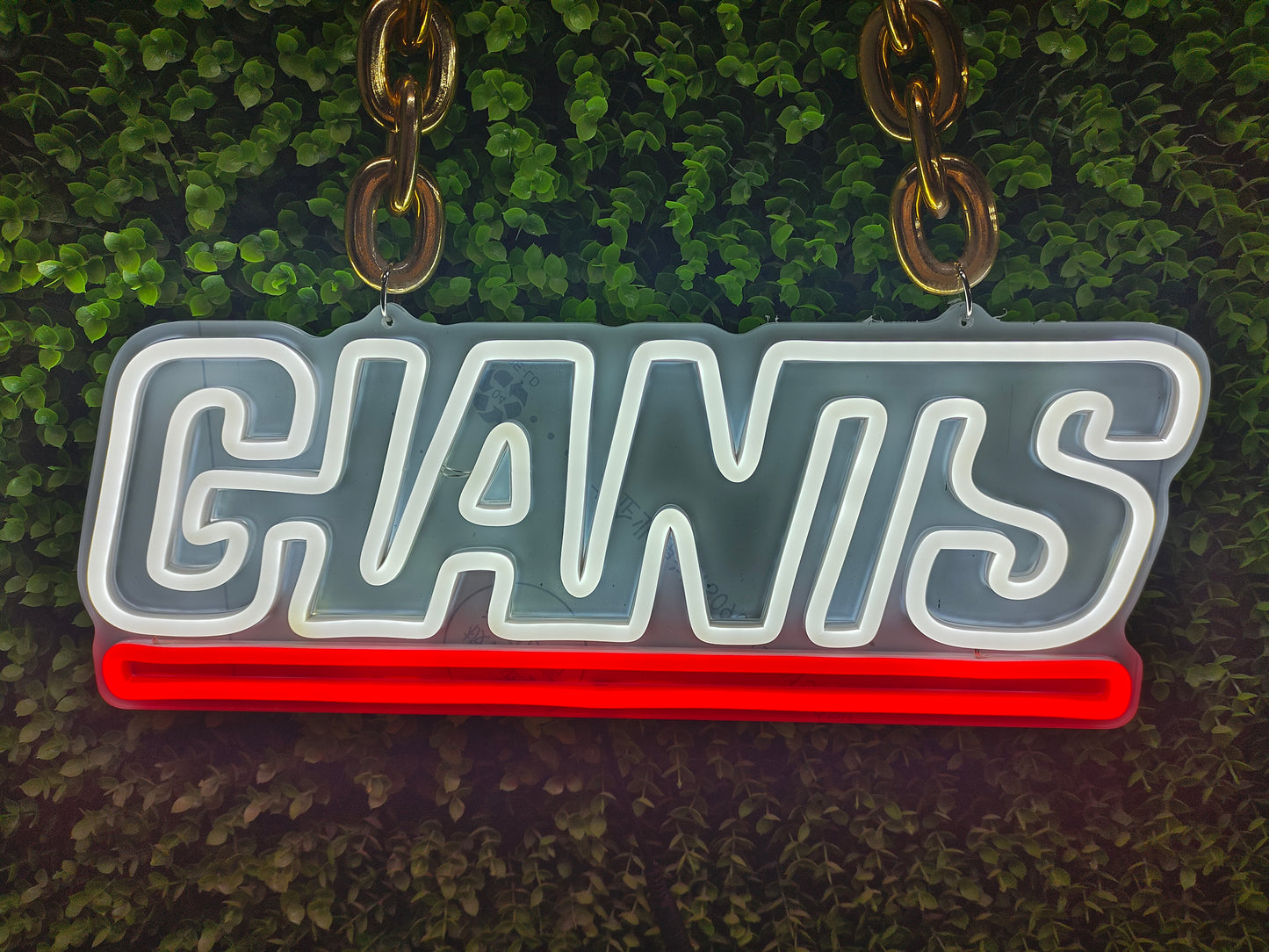 NFL New York Giants LED neon sign necklace(复制) Chains for fans