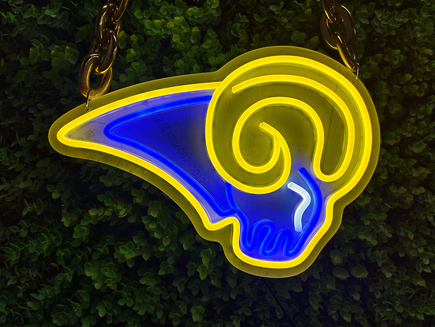 NFL Los Angeles Rams LED sport neon sign chain Chains for fans