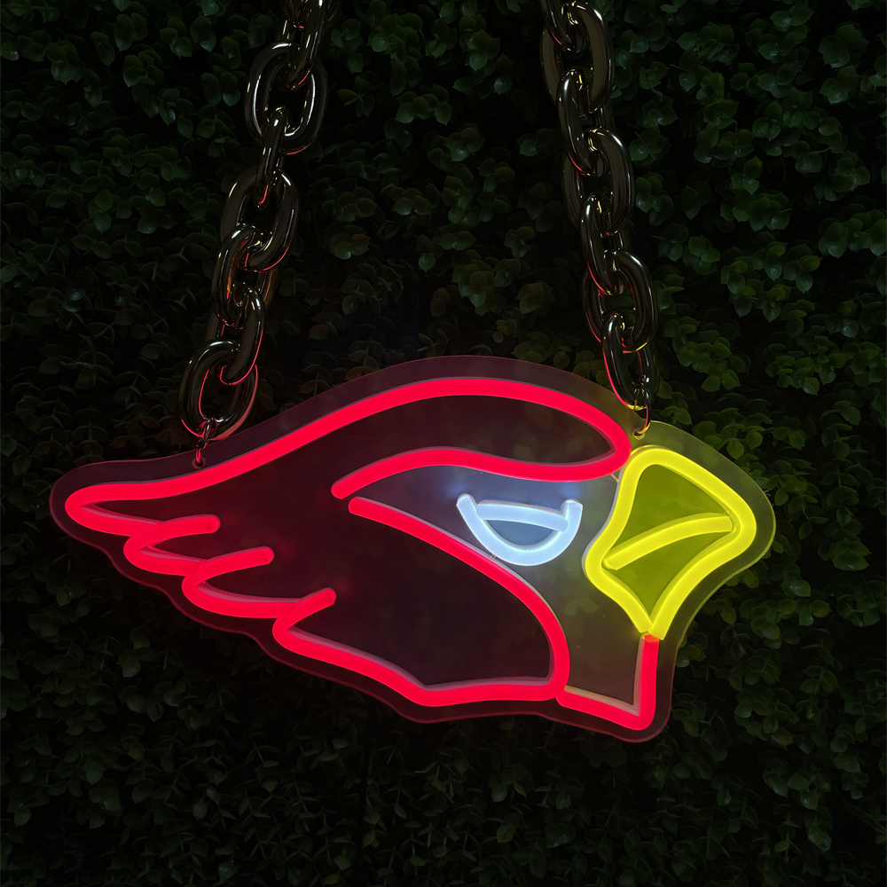 Illuminate Your Passion with an American Football Team Logo Neon Sign Chains for fans