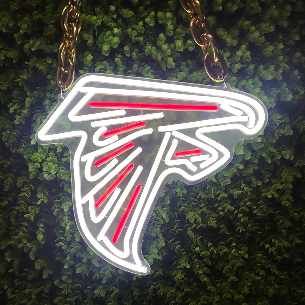Illuminate Your Passion with an American Football Team Logo Neon Sign Chains for fans