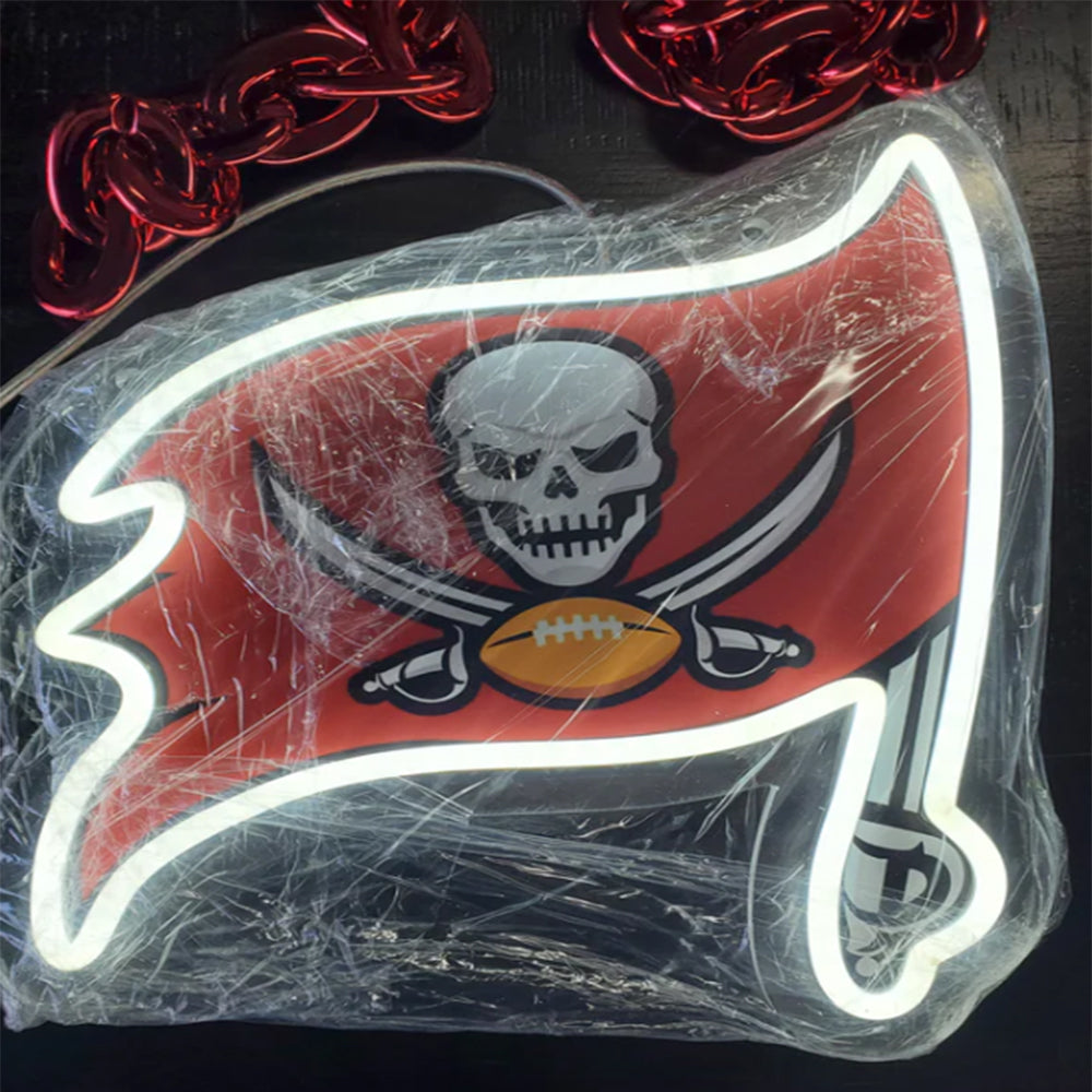 Illuminate Your Passion American football Tampa Bay Buccaneers lighting up sign for Super fans Chains for fans