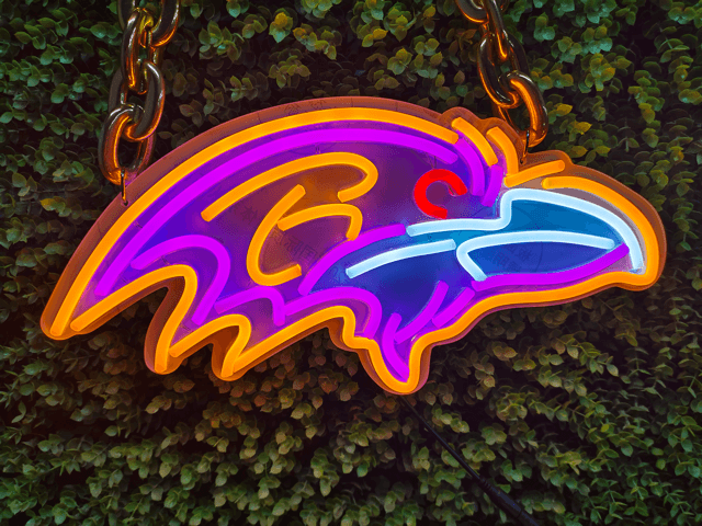 NFL Baltimore Ravens LED sport football neon sign chain Chains for fans