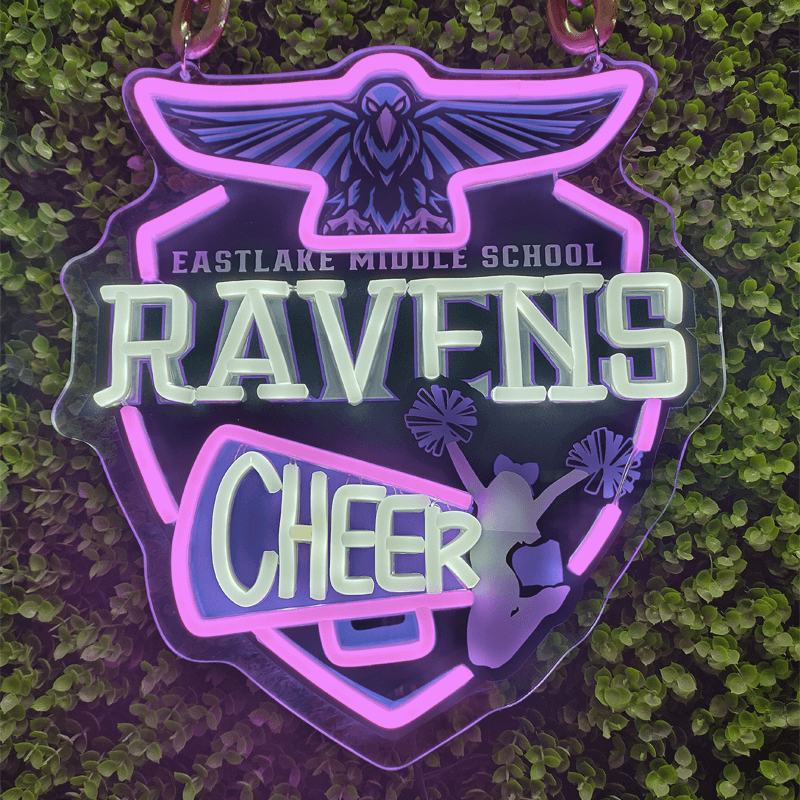 NFL Baltimore Ravens LED sport football neon sign chain Chains for fans