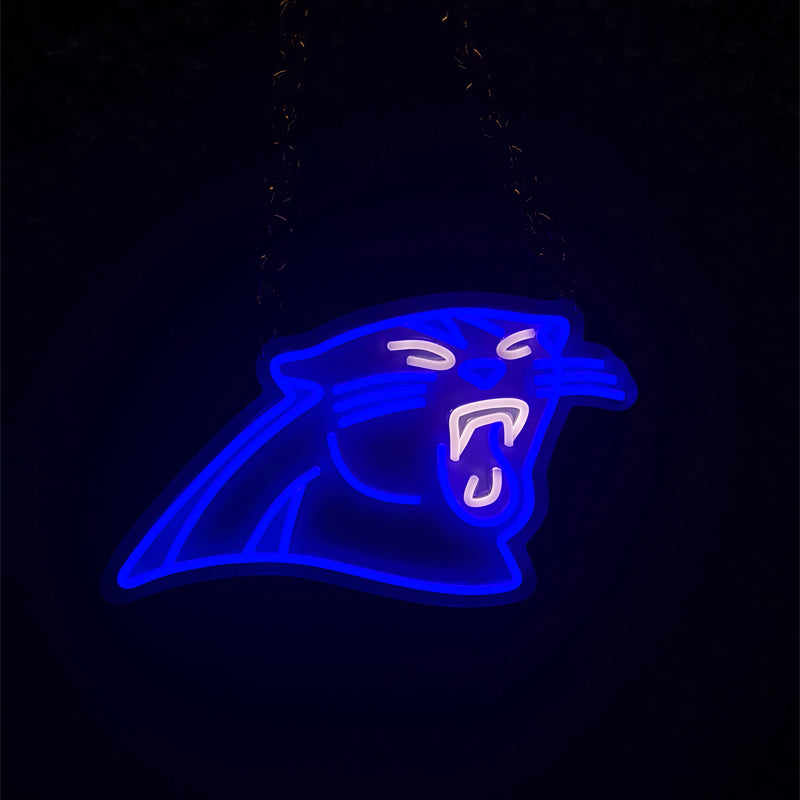 Illuminate Your Passion with an American Football Team Logo Neon Sign Chains for fans