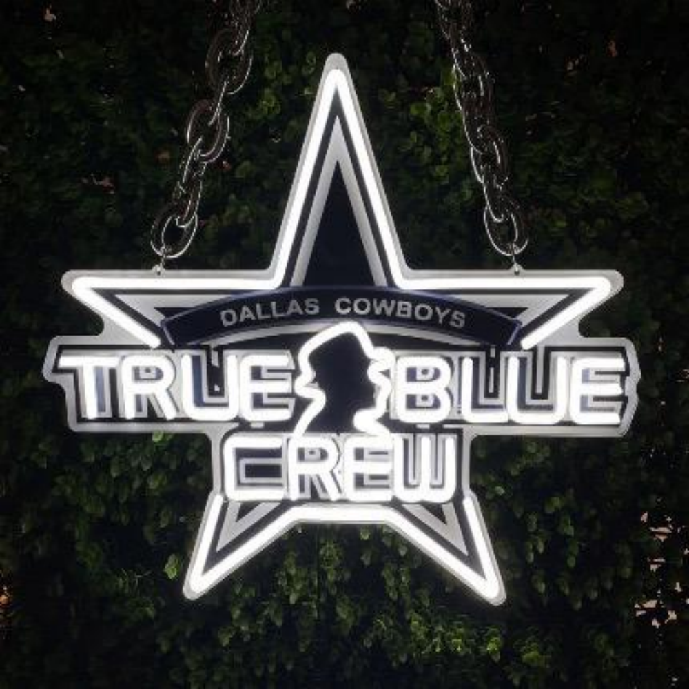 Dallas Cowboys fans Exclusive Led big logo symbol including necklace Chains for fans