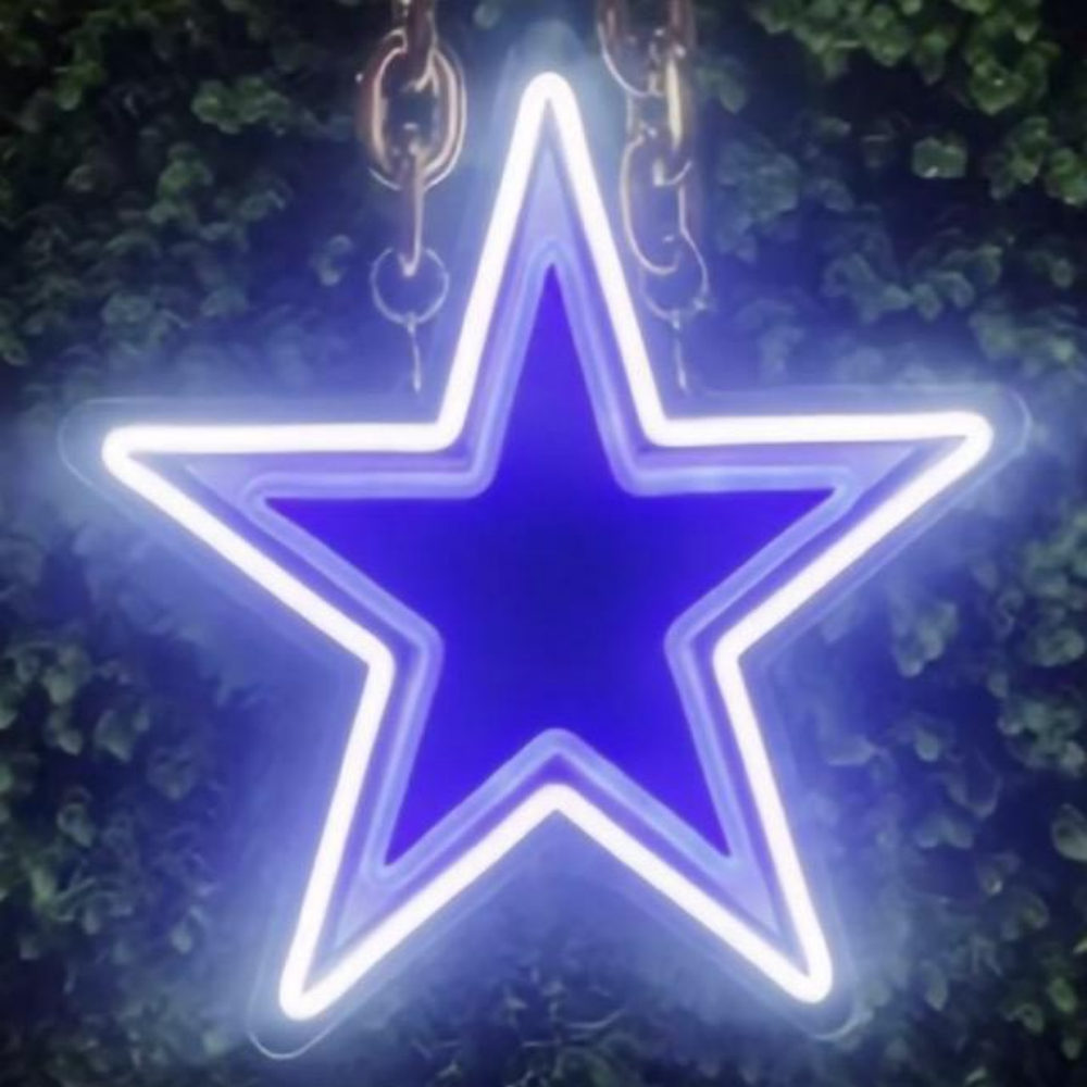 Dallas Cowboys fans Exclusive Led big logo symbol including necklace Chains for fans