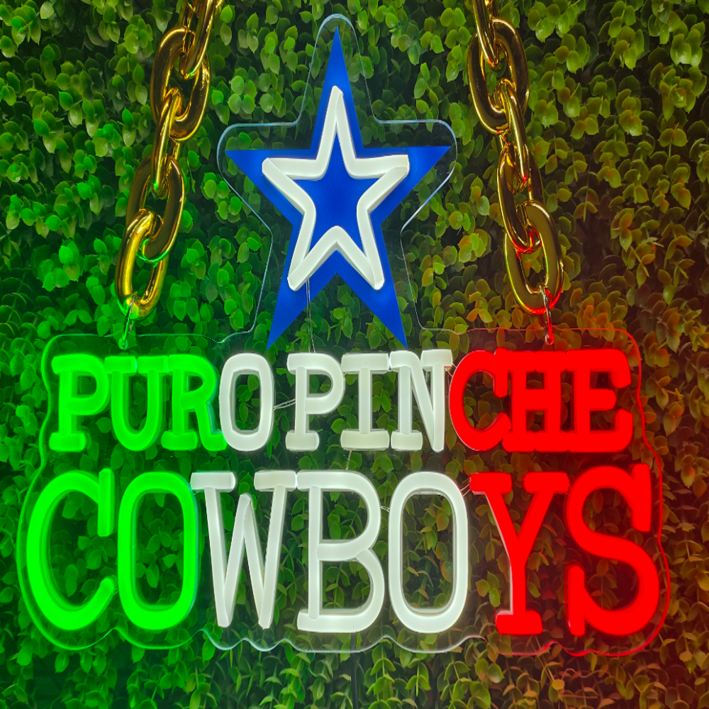 Dallas Cowboys fans Exclusive Led big logo symbol including necklace Chains for fans