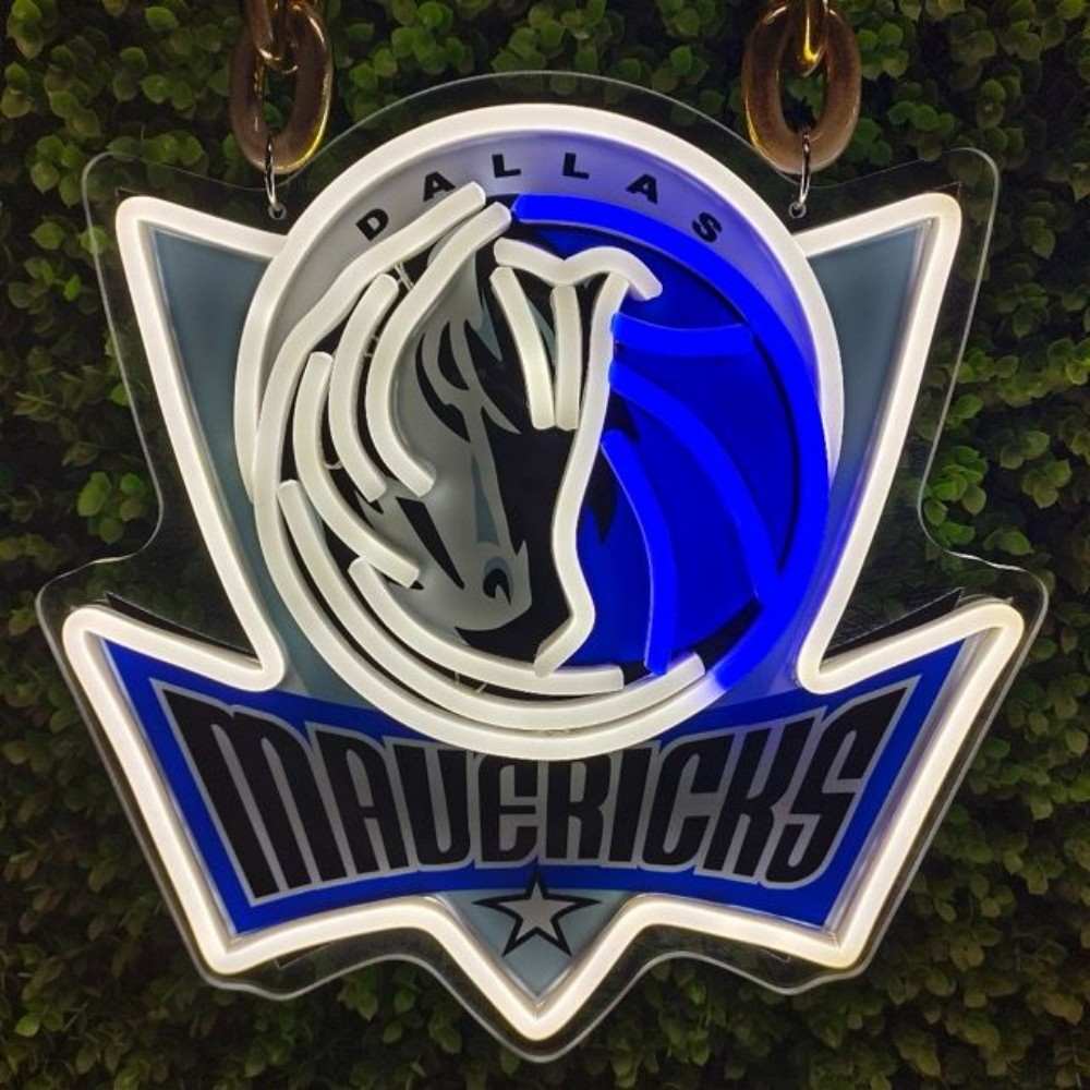 Sport fans Dallas exclusive Neon light up big logo chain 12V including chains Chains for fans
