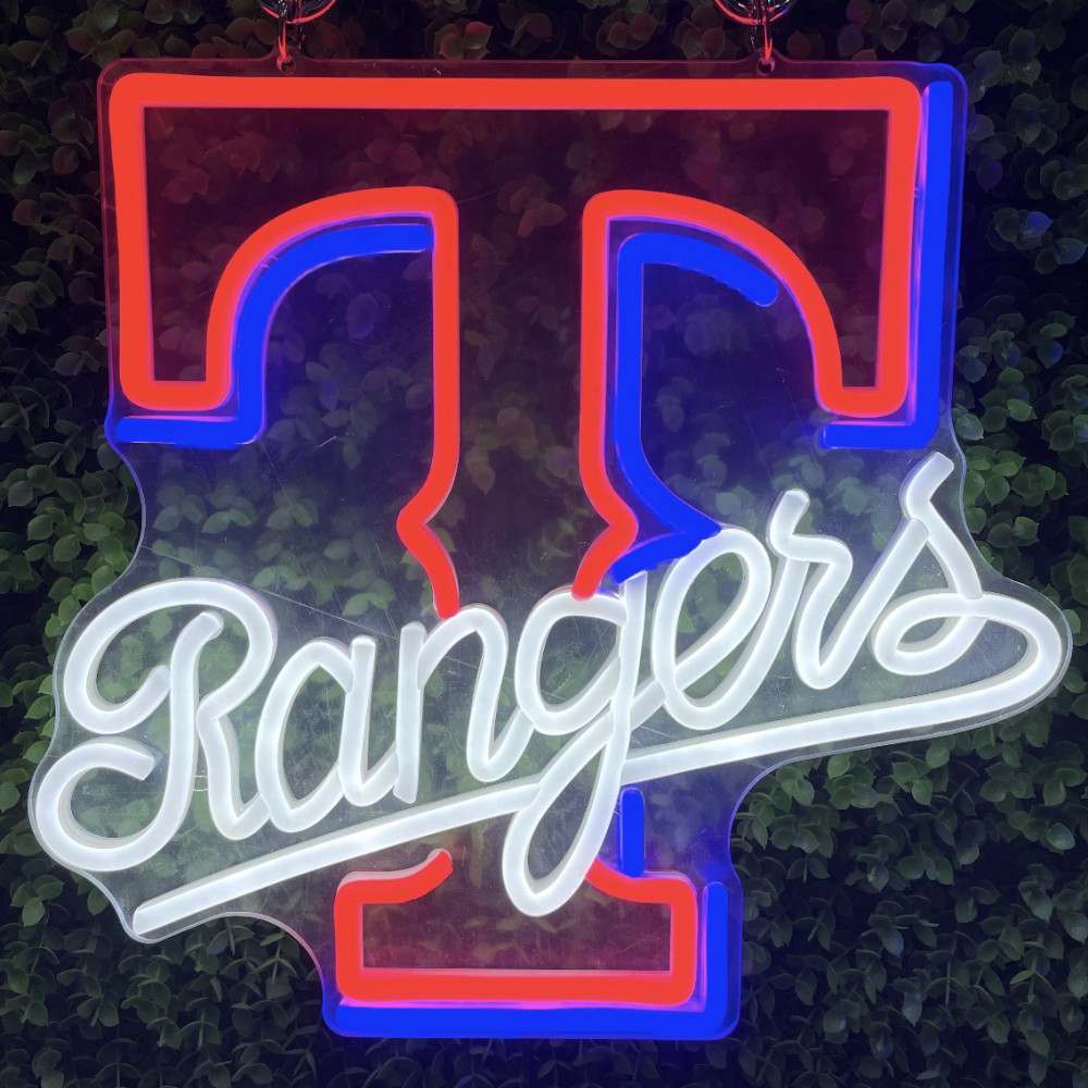 Sport fans Dallas exclusive Neon light up big logo chain 12V including chains Chains for fans