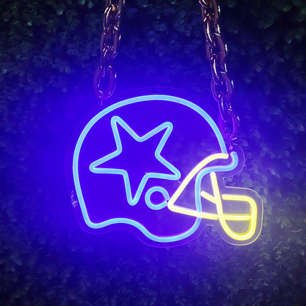 NFL Dallas Cowboys LED Sports Football Neon Sign Chain Chains for fans