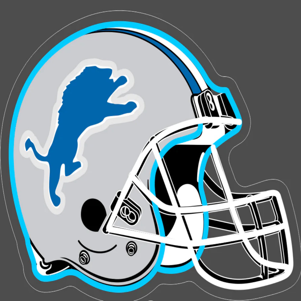 American Football Helmet Led Neon Sign With Necklace Chain Chains for fans