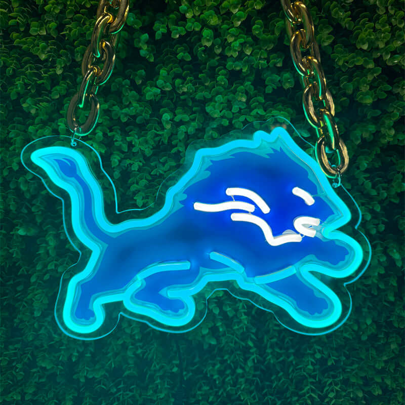 NFL Detroit Lions LED sport neon sign chain Chains for fans