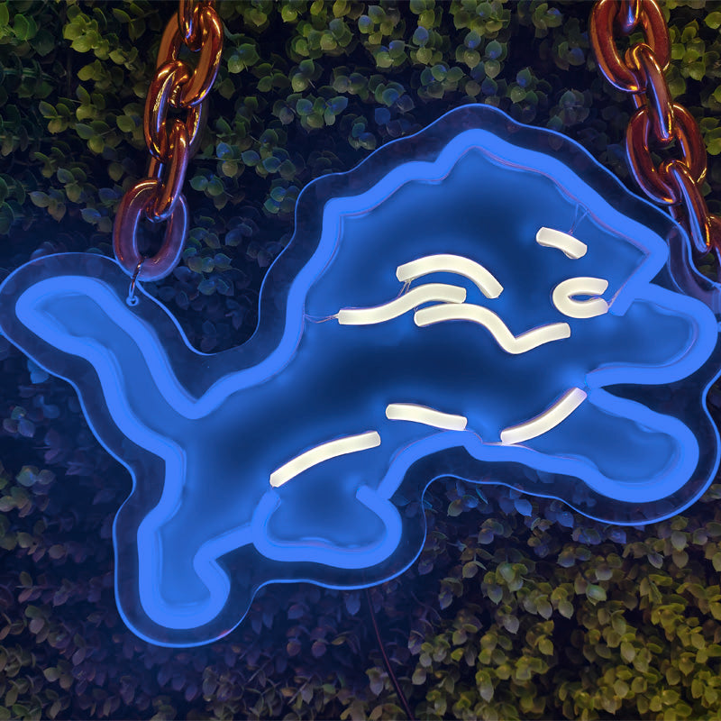 NFL Detroit Lions LED sport neon sign chain Chains for fans