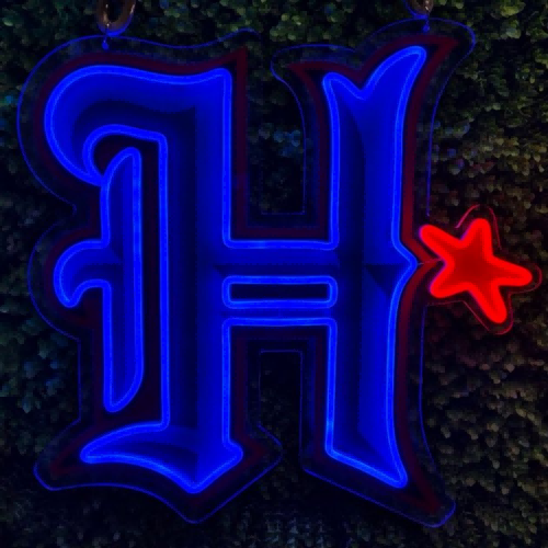 Houston Texans fans Exclusive Led big logo symbol including necklace Chains for fans