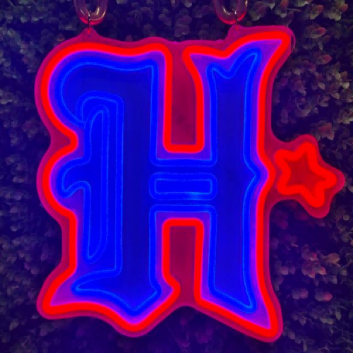 Houston Texans fans Exclusive Led big logo symbol including necklace Chains for fans