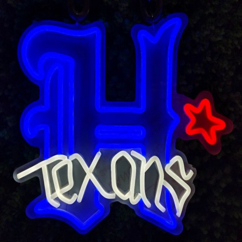 Houston Texans fans Exclusive Led big logo symbol including necklace Chains for fans