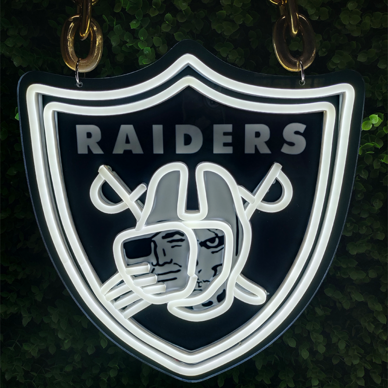 NFL Las Vegas Raiders LED sport neon sign chain Chains for fans
