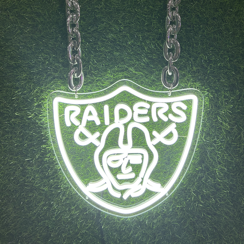 NFL Las Vegas Raiders LED sport neon sign chain Chains for fans