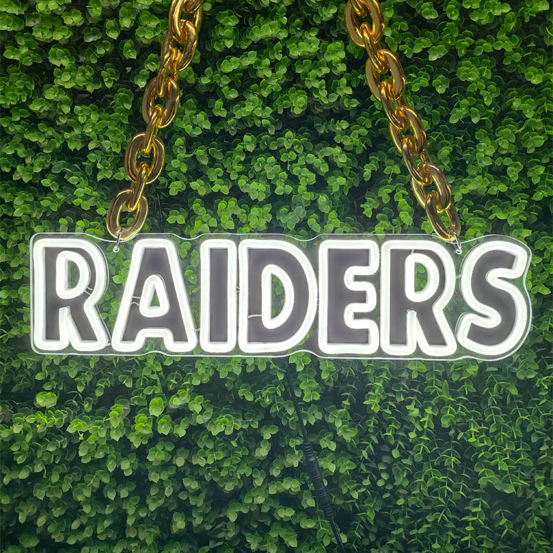 Brighten Your Space with American Football Team Logo Neon Signs Chains for fans