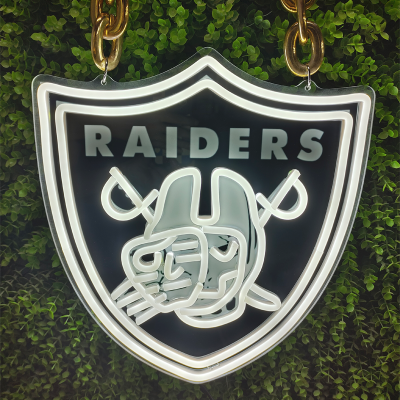 NFL Las Vegas Raiders LED sport neon sign chain Chains for fans