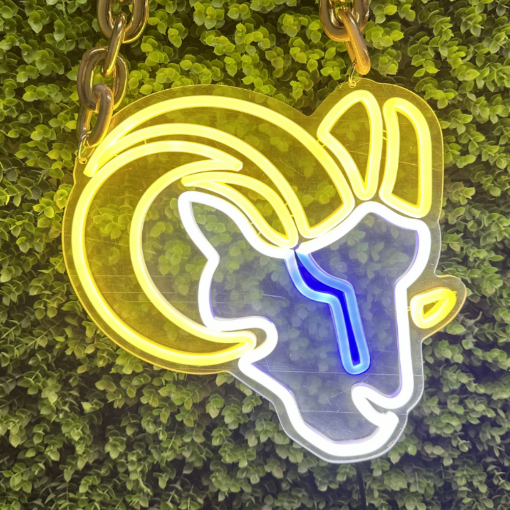 Los Angeles Rams fans Exclusive Led big logo symbol including necklace Chains for fans