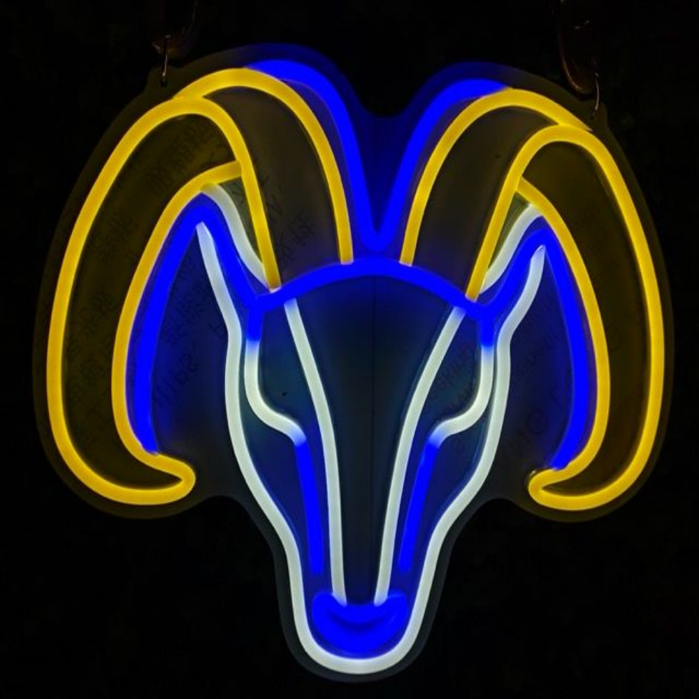 Los Angeles Rams fans Exclusive Led big logo symbol including necklace Chains for fans