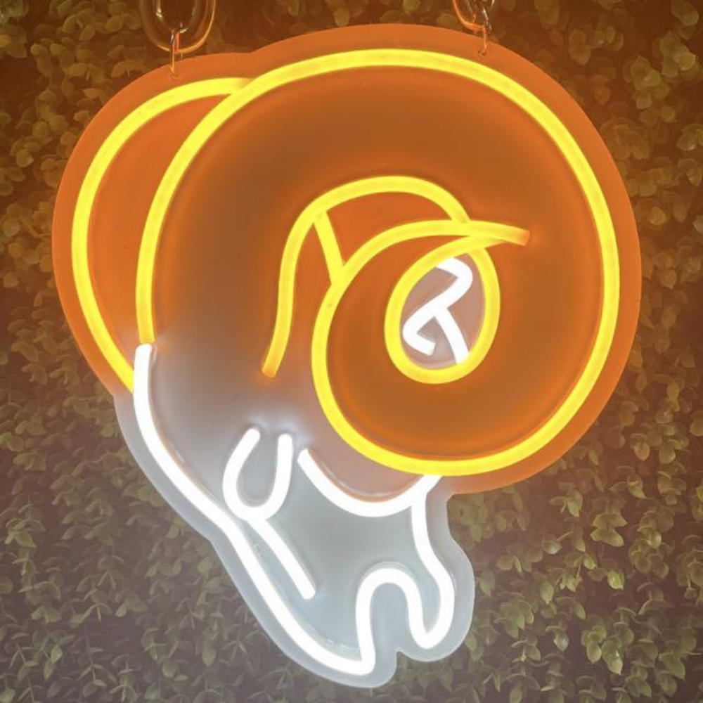 Los Angeles Rams fans Exclusive Led big logo symbol including necklace Chains for fans