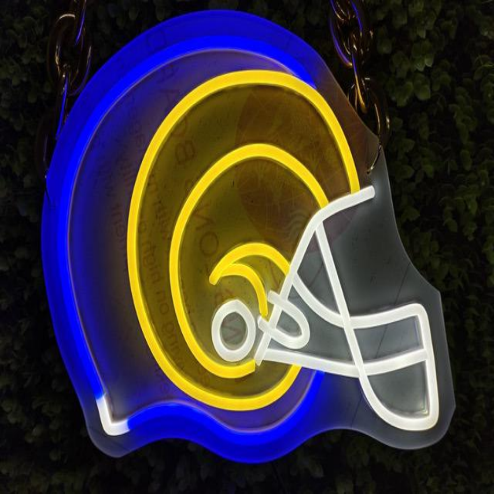 Los Angeles Rams fans Exclusive Led big logo symbol including necklace Chains for fans