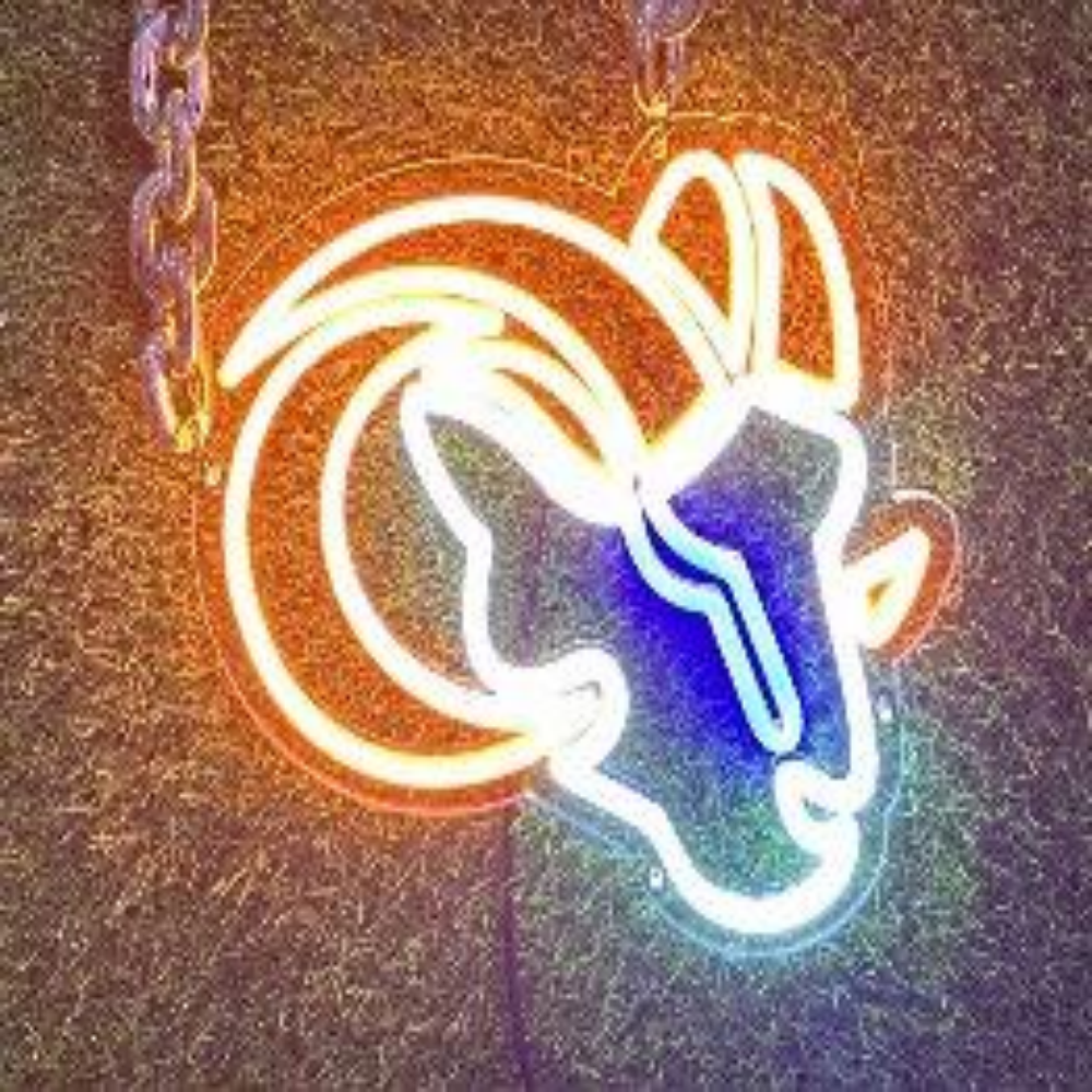 Los Angeles Rams fans Exclusive Led big logo symbol including necklace Chains for fans