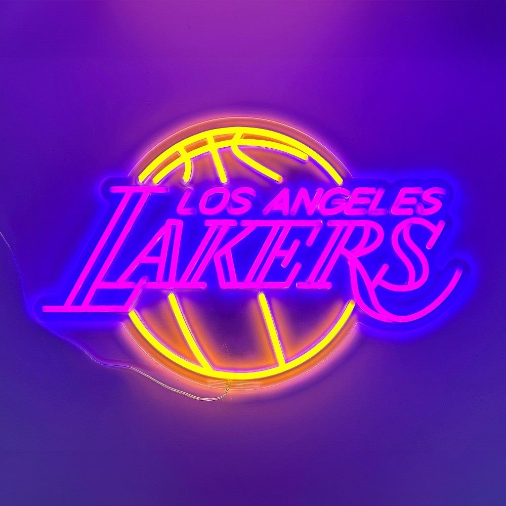 Sport fans Los angeles exclusive Neon light up big logo chain 12V including chains Chains for fans