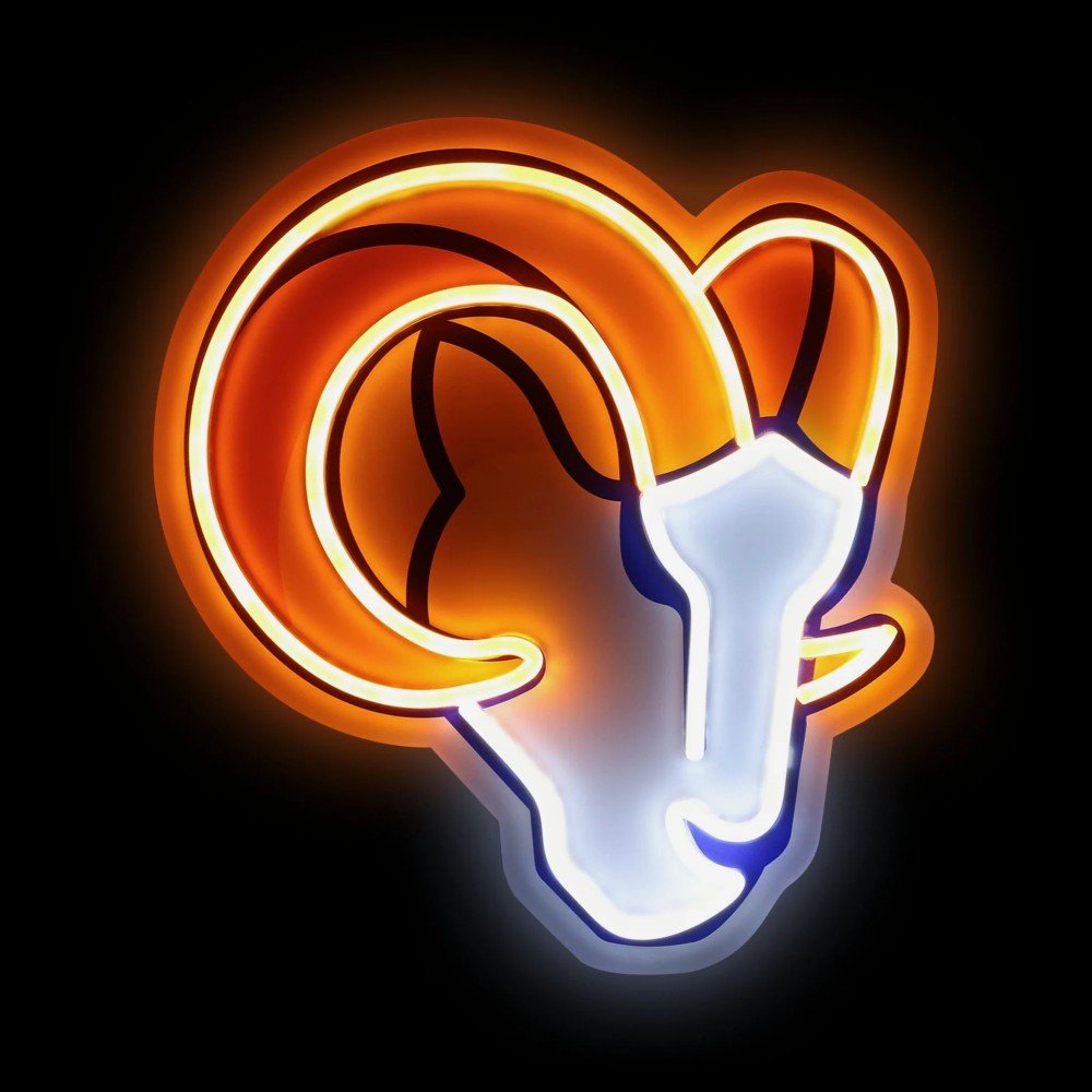 Sport fans Los angeles exclusive Neon light up big logo chain 12V including chains Chains for fans