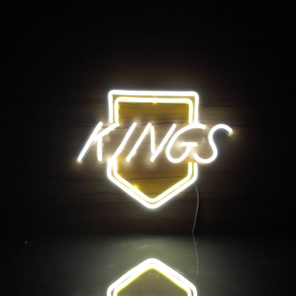 Sport fans Los angeles exclusive Neon light up big logo chain 12V including chains Chains for fans