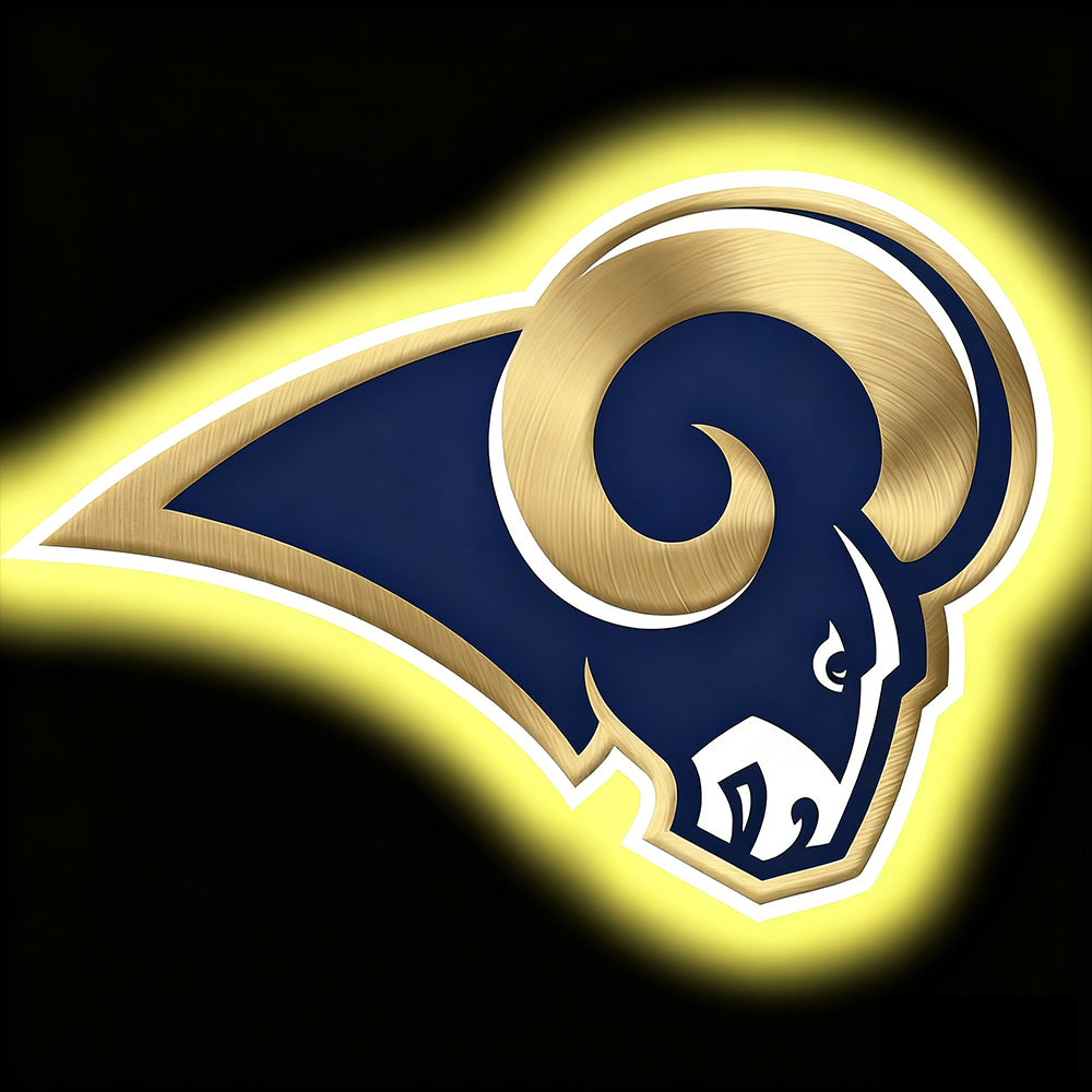Stylish NFL Big logo Los Angeles Rams team sign making into chain symbol for fans Chains for fans