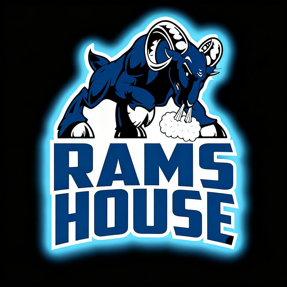 Stylish NFL Big logo Los Angeles Rams team sign making into chain symbol for fans Chains for fans