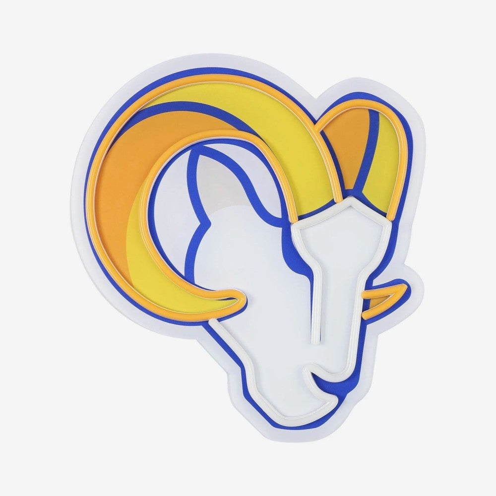 Super fan symbol Los Angeles Rams LED Neon Light Up Team Logo Sign Chain Chains for fans