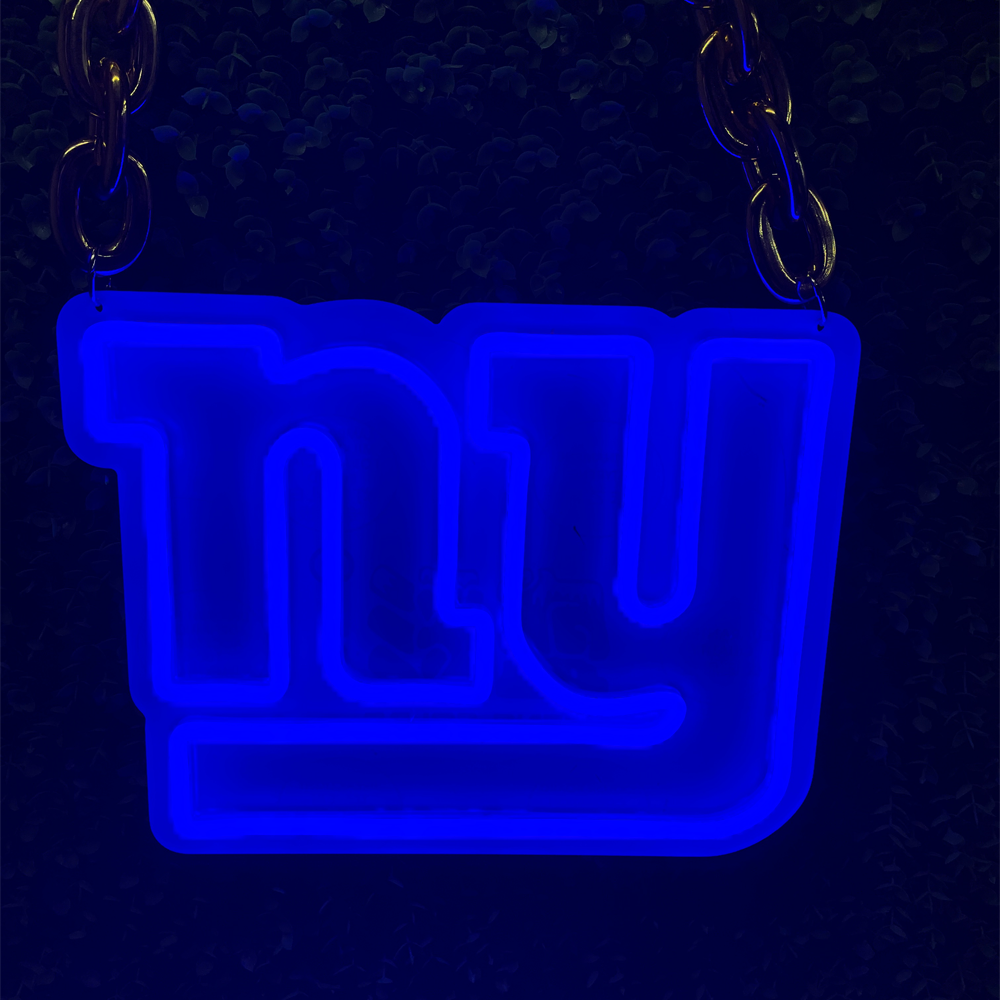 Illuminate Your Passion with an American Football Team Logo Neon Sign Chains for fans