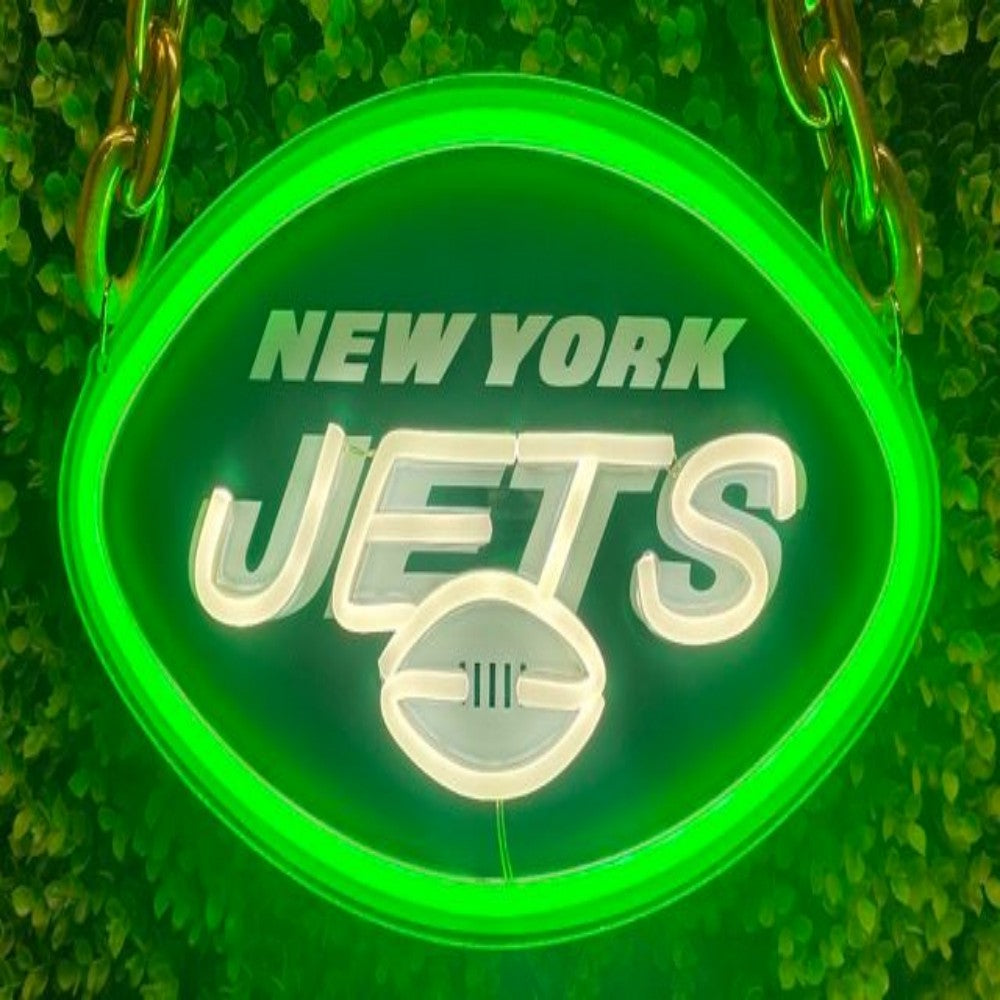 New York Jets fans Exclusive Led big logo symbol including necklace Chains for fans