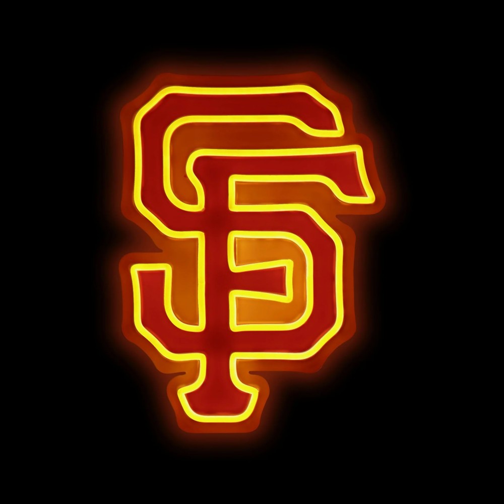 Sport fans San Francisco Neon light up big logo chain 12V including chains Chains for fans