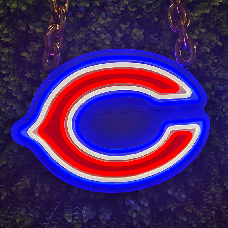 NFL Chicago Bears LED sport neon sign chain Chains for fans