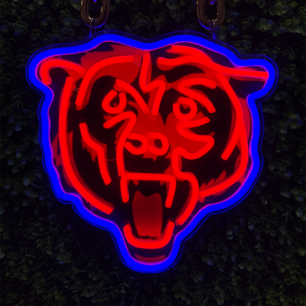 NFL Chicago Bears LED sport neon sign chain Chains for fans