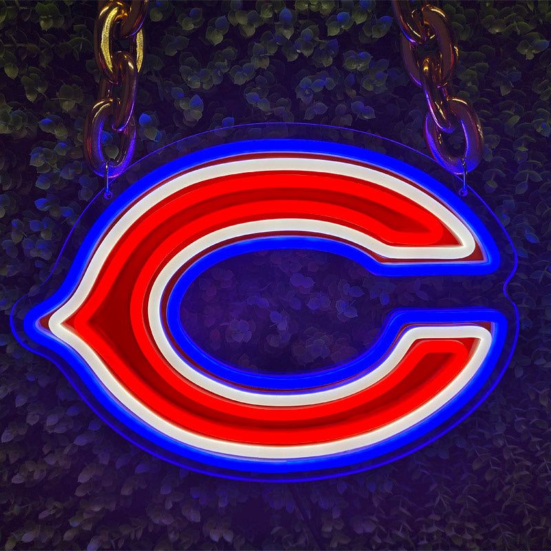 NFL Chicago Bears LED sport neon sign chain Chains for fans