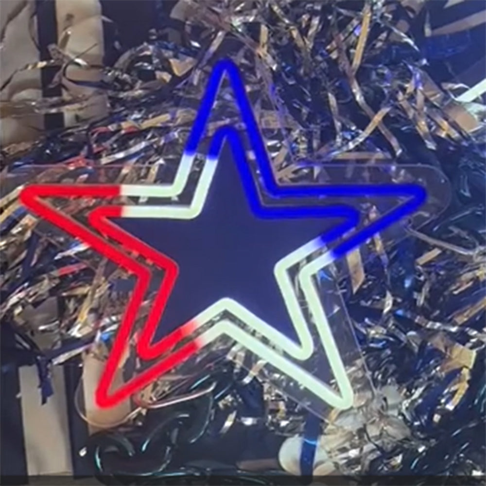 American football Led neon sign chain football necklace for sale Chains for fans