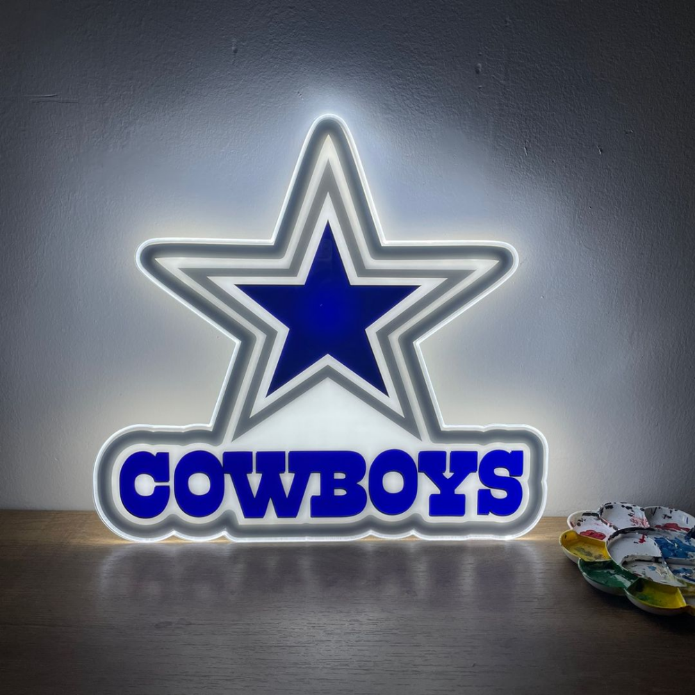 American football Sideline Neon String Magnetic Mount Living Room Viewing Backdrop Super Bowl Dynamic Decor Chains for fans